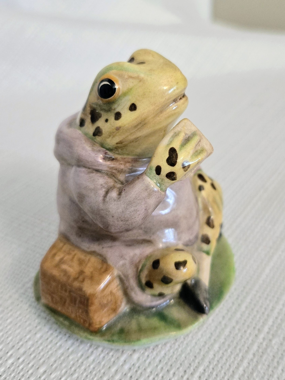 Vtg Beatrix Potter Mr Jeremy Fisher Frog Toad Figurine Beswick England 1950